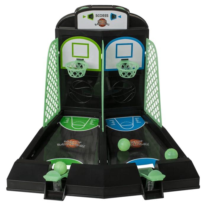 Mini Gioco da Tavolo da Basket, Gioco di Basket Brilla al Buio, Giocattolo da Basket da Tavolo, Partito, Interattivo, Divertimento, Bambini