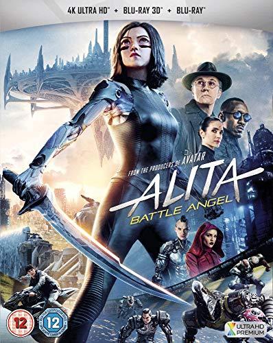Alita: Battle Angel [ 3D, 4K Ultra-HD and Blu-Ray ] [2019][Edizione: Regno Unito]