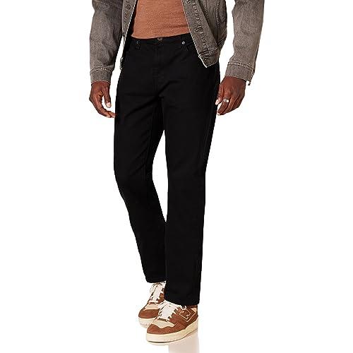 Amazon Essentials Jeans Slim Fit Uomo, Nero, 36W / 32L