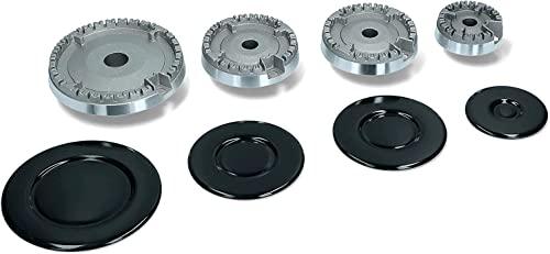 G GRIMALDI KIT CUCINA NARDI A DOPPIO FORO 4 FUOCHI BRUCIATORI + PIATTELLI ADATTO ARISTON E INDESIT