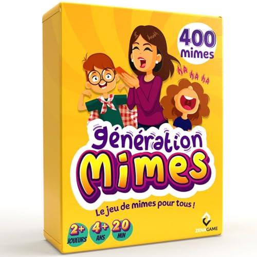 ZENAGAME Generazione Mimo Giochi da Tavolo Bambini e Adulti - Divertente Giochi Bambini 4 anni, Adulti e Famigli - Mimo Gioco da Tavolo per Adulti e Famiglie