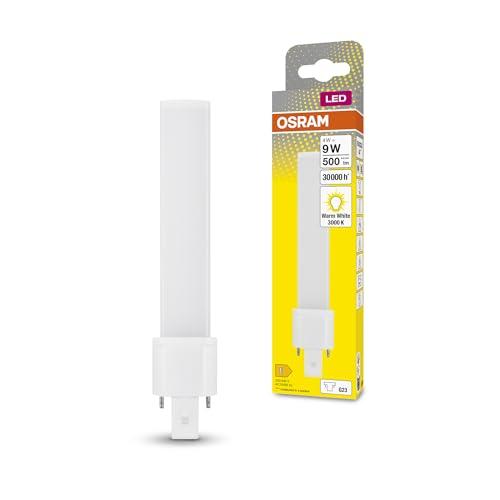 OSRAM Lampada DULUX S9 LED per base G23, 4 watt, 500 lumen, bianco caldo (3000K), sostituzione della tradizionale lampada Dulux 9W