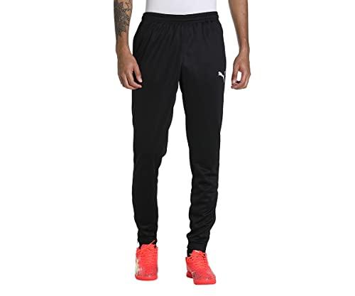 PUMA Teamrise Poly Training Pants, Pantaloni Sportivi Uomo, Black/White, XL