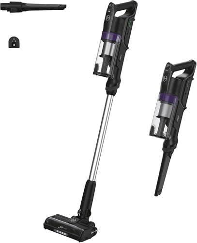 Hoover HF1 Plus Scopa Elettrica Senza Fili con Modalità Turbo, Spazzola All Floor con Tecnologia Anti-Twist, Autonomia 45 Minuti, Quick Park&Go, Luci LED [HF1PZ10H]