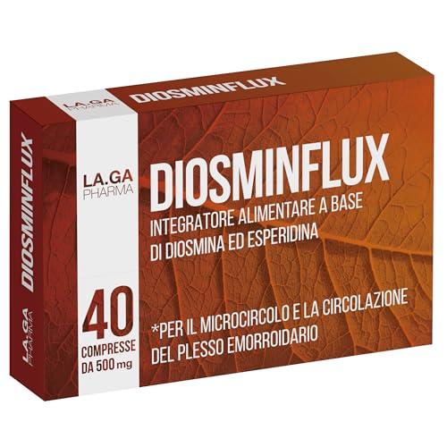 Diosmina ed Esperidina 500 mg, Integratore Microcircolo. Per Vene Varicose, Gambe Gonfie, emorroidi e Capillari Rotti. Con Diosmina, Rusco, Ippocastano, Mirtillo, Vite Rossa e Flavonoidi. 40 Compresse