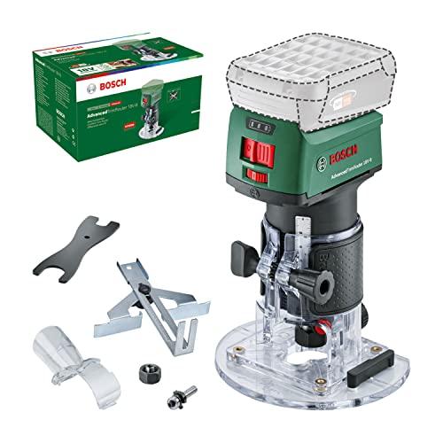 Bosch Home and Garden Fresa per rifiniture a batteria AdvancedTrimRouter 18V-8 (senza batteria, sistema da 18 Volt, motore brushless, in confezione di cartone)