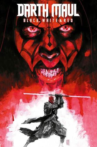 Darth Maul. Black, white & red