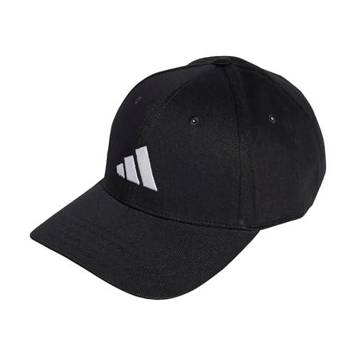 adidas Unisex - Adulto Baseball cap Cotton New Logo, Black/White, M