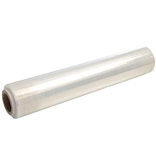 Leonardo Fai da te - 1 rotolo pellicola trasparente per imballaggio - film estensibile spessore 23 my - altezza 50cm - lunghezza 250 metri - prodotto Made in Italy.