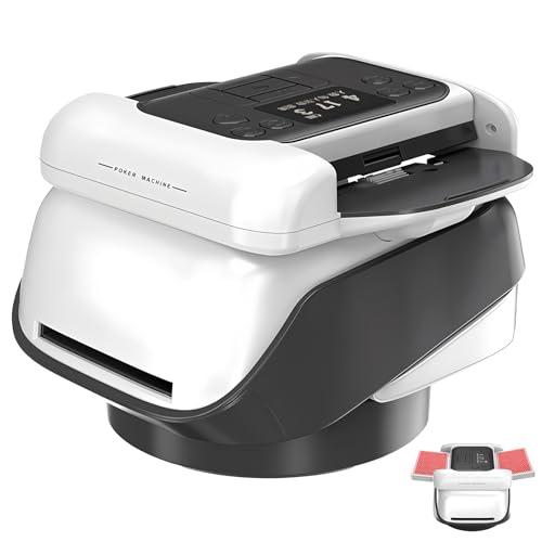 BeSokar Trasmettitore automatico di carte e mixer di carte con funzione di rotazione a 360°, allocazione personalizzabile per molti giocatori, angolo di uscita versatile e compatibilità con diverse