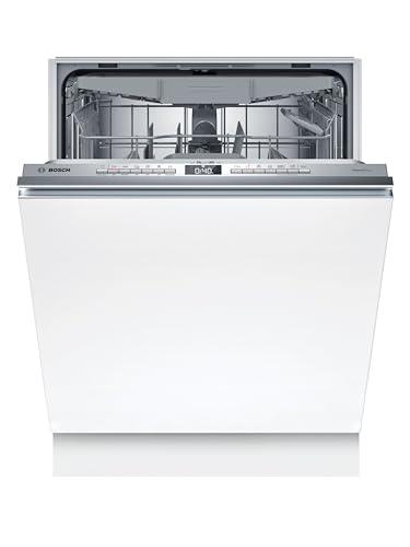 Bosch SMV4EMX24E Serie 4, Lavastoviglie Smart da incasso a scomparsa totale, 10 coperti, Cestelli personalizzabili, Motore EcoSilence Drive, 60 cm.