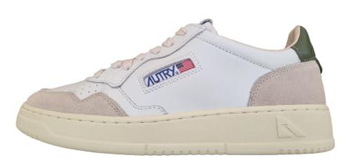 AUTRY Scarpe Sneakers Uomo in Pelle AULM-LS17 Bianco-Verde TG.42