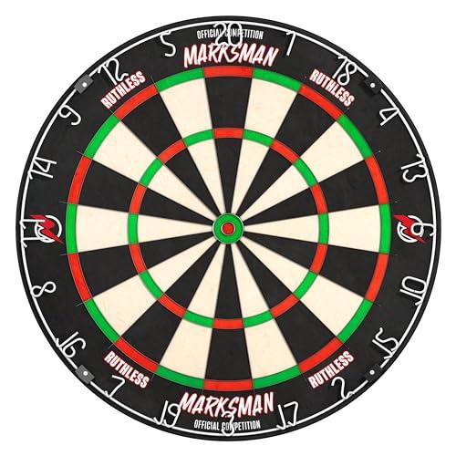 Ruthless Marksman Dart Board | Bersaglio professionale ultra sottile in filo di sisal per freccette con punta in acciaio (DB072)