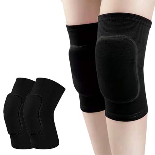 COYUN 1 Paio ginocchiere da danza, set di ginocchiere sportive, ginocchiere elastiche traspiranti, ginocchiera stretch, maniche traspiranti per danza pallavolo calcio yoga tennis ciclismo jogging