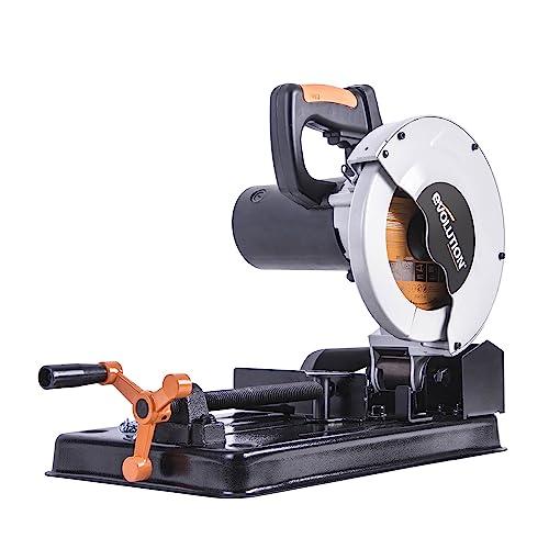 Evolution Power Tools Rage 4 Troncatrice a trazione - Multi-materiale per tagli su legno, metallo, plastica e molto altro, 185 mm, 230 V