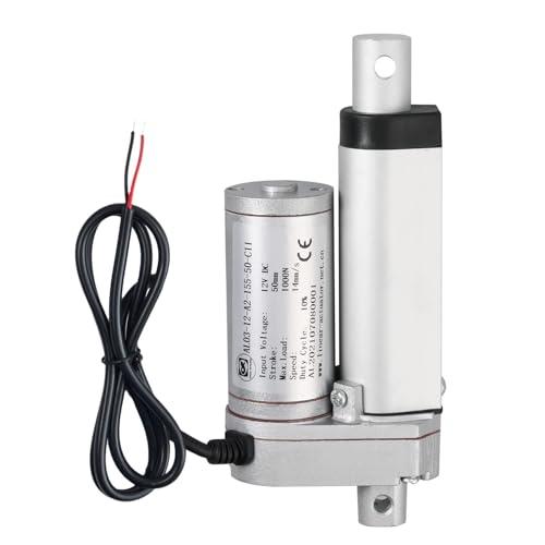 EYPINS Attuatori di Movimento Lineari 12V DC 1000N 50mm,Motore Attuatore Lineare,per Divani Elettrici, Tavoli Elevatori Eelettrici