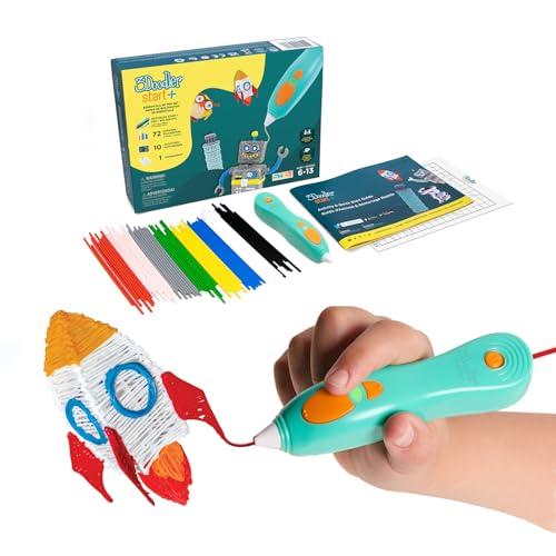 3Doodler Start+ Essentials Set di Penna 3D per Bambini, Facile da Usare, Kit di Attività Artistica per Imparare da Casa, Giocattolo Educativo STEM per Ragazzi e Ragazze di 6 anni e più