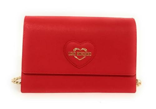 Love Moschino, BORSA A SPALLA Donna, Rosso, Taglia unica