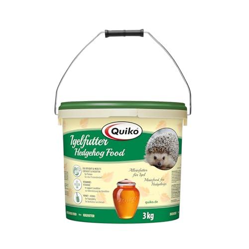 Quiko Cibo per riccio 3Kg Cibo per riccio di alta qualità con insetti, uova bisquit, frutta e bacche Appositamente adattato alle esigenze dei ricci.