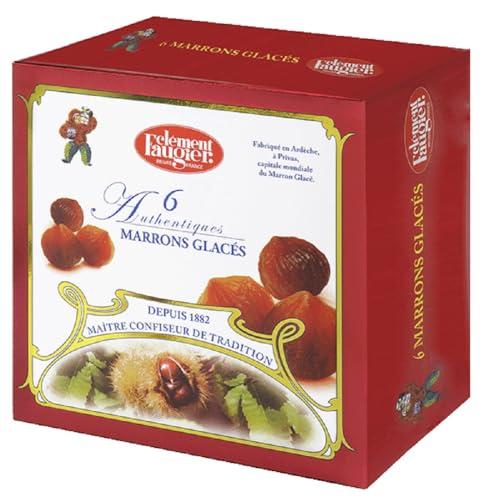 Clément Faugier - Marroni Glassati (“Marrons Glacés”) - Scatola di Metallo di 6 Pezzi