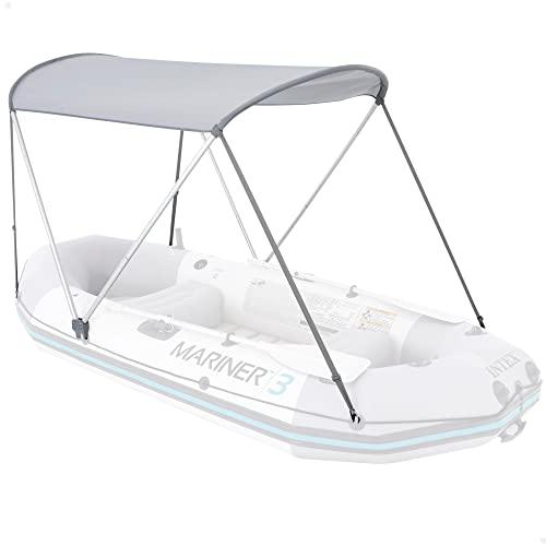 Intex 68600 - Tettoia Parasole per Canotti, Grigio, 160x142 cm