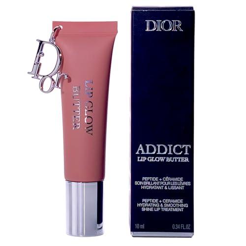 Dior Addict Lip Glow Butter, balsamo per labbra idratante brillante, 5 tonalità, formula naturale 90%, 24 ore idratante (103 Toffee)