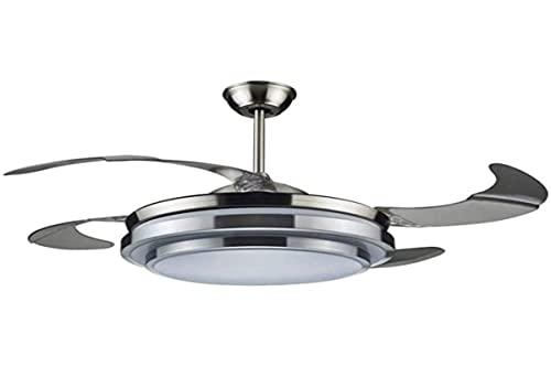 Ventilatore da soffitto 4 pale a scomparsa richiudibili DCG VECRD47TL con luce e telecomando