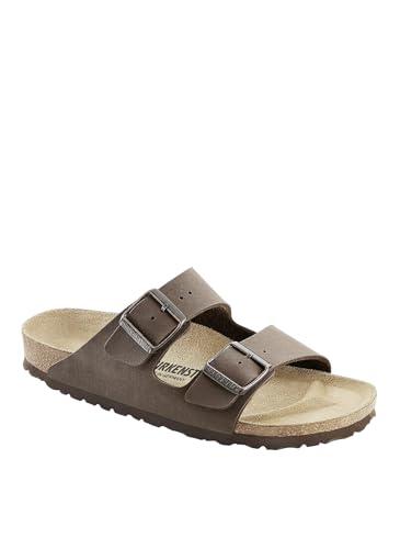 Birkenstock Arizona, Sandali a Punta Aperta Uomo, Grigio (Dark Grey Dark Grey), 39 EU