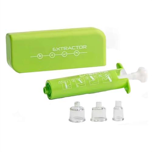 Strumento di aspirazione per morsi di insetti, estrattore di veleno sottovuoto con ventosa di 3 dimensioni, strumento per rimuovere il veleno, kit per punture di morso per escursionismo e campeggio