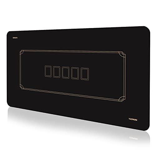 YUZPKRSI Tappetino da Poker Professionale 180 x 90 cm, Impermeabile, Texas Hold'em, Deluxe Con Borsa per Il Trasporto per Una Vera Sensazione di Casinò