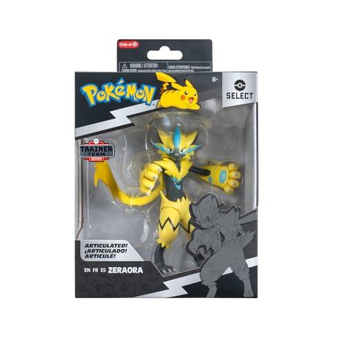 Pokémon PKW3205-15 cm Select Figure – Zeraora, personaggio ufficiale mobile