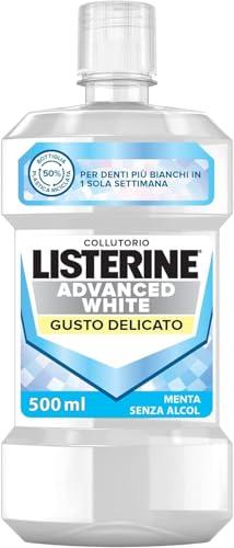 LISTERINE Colluttorio, Advance White, Gusto Delicato, 500ml