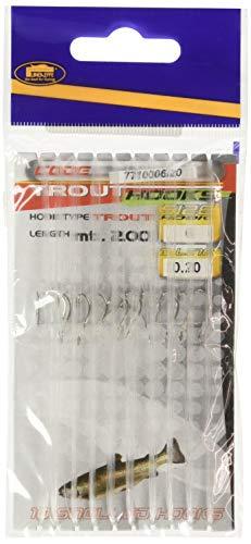 Lineaeffe Ami da Pesca Legati con Filo Fluorocarbon Trout Hooks Amo 6 0.20 mm 2 m Amo Trota Lago Mare Surfcasting