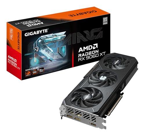 Gigabyte Radeon RX 9060 XT GAMING OC 16G Scheda Grafica - 16GB GDDR6, 128bit, PCI-E 5.0, 3320 MHz Frequenza core, 2 x DisplayPort, 1 x HDMI, GV-R9060XTGAMING OC-16GD