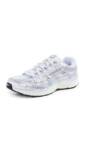 NIKE BV1021-106 P-6000 Donna, White/Metallic Silver-Blue Tint-Sail EU 39
