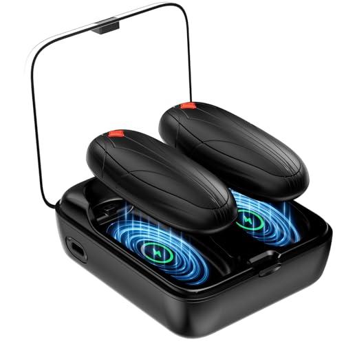 Miaton Scaldamani Ricaricabile 2 Confezione con Ricarica Custodia, 14000Mah Scalda Mani Portatile Elettrico, Scaldamani Usb Riutilizzabile, Durata, Regali di Natale per Campeggio All'aperto, Caccia