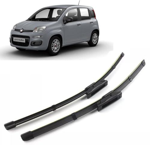 KIT 2 SPAZZOLE TERGICRISTALLO ANT FIAT PANDA (312) DAL 2012-2019 600MM+380MM
