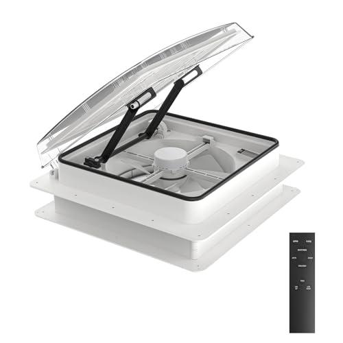 2012 Max Air ventilazione Ventilatore da tetto con motore brushless ultra silenzioso per le roulotte, Ventola di scarico reversibile con sensore pioggia per Camper Caravan 14
