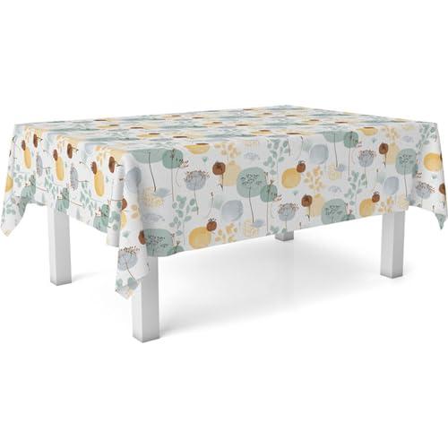 ECOMMERC3 | Tovaglia in tela cerata dimensioni 100x140 cm repellente macchie - Tovaglia in tela cerata color SERPI TURQUESA 100% Made in Spain non trasferisce liquidi