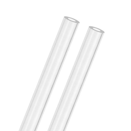 M METERXITY 2 Pcs Tubo Rigido In Acrilico Trasparente 6mm[0.24