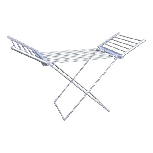 Melchioni Bahamas Stendino Elettrico con 8 + 12 Barre Riscaldanti - Stendibiancheria Richiudibile, 230W, Asciugatura Rapida ed Energeticamente Efficiente