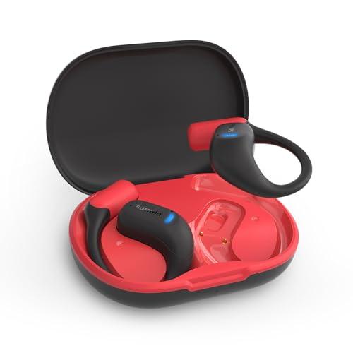 Philips TAA6709 True Wireless Cuffie open-ear Bluetooth per lo sport - Nero, Open Ear, Go Sports, Nero/Rosso