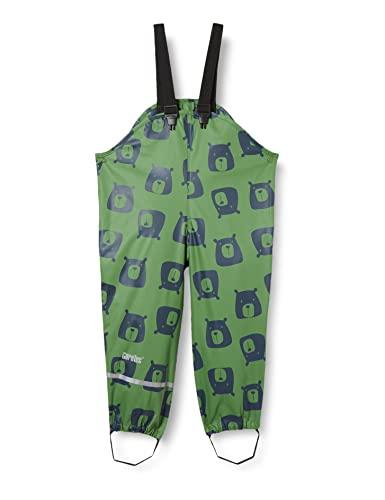 CareTec Rain Overall-PU w/o Fleece Pantaloni Impermeabili, Elm Green (906), 116 Unisex-Bambini e Ragazzi