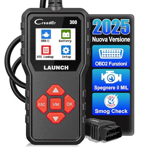 OBD2 Auto Diagnostica Diagnosi-auto LAUNCH CR300, Diagnostico OBD2 Italiano per Multimarca - Lettore Errore Motore Auto con Funzioni-OBD2, Professionale Diagnostica Per tutti i Veicoli OBDII