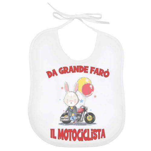 La Ruotante Bavaglino moto motocicletta motociclista biker papà bavetta regalo nascita (4)