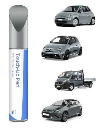 PARTS4EV 676/A / 676 Grigio Campovolo/Campovolo Grigio Vernice per ritocchi Fiat Corrispondenza esatta – Riparazione di graffi e scheggiature