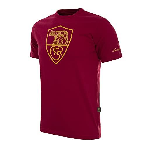 AS Roma T-Shirt Heritage Collection, Rosso, L