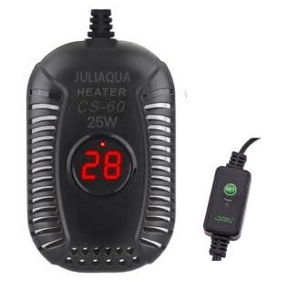 Riscaldatore per acquario con indicatore di temperatura, scaldabagno regolabile, asta riscaldante per pesci, riscaldamento per tartarughe 25 W/50 W/100 W/150 W (25W)
