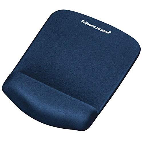Fellowes 9287302 Tapettino per Mouse Plushtouch, Blu