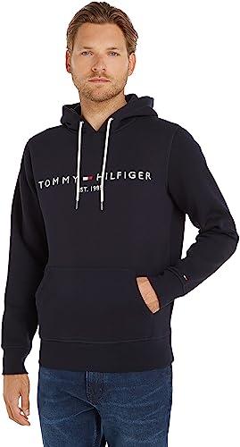 Tommy Hilfiger Core Tommy Logo Hoody Mw0mw10752, Felpe Uomo, Blu (Sky Captain), M